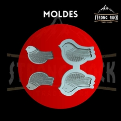 MOLDE TRIPLE PAJARITO MIDE.27X10