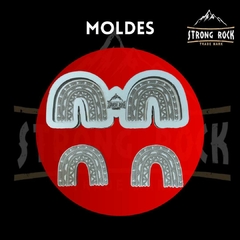 MOLDE TRIPLE ARCO IRIS NORDICO.MEDIDA 27X10