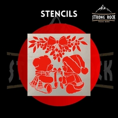 STENCIL S-721 20X20 CAPSULA NAVIDAD