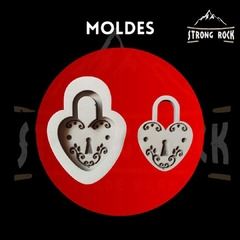 MOLDE CANDADO Y SELLO ESTAMPADOR MIDE 6CM