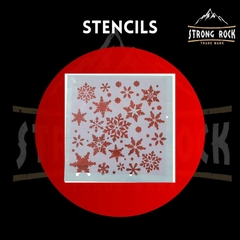 STENCIL S-128 20X20 CAPSULA NAVIDAD - comprar online
