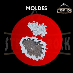 MOLDE RAMO DE ROSAS