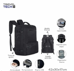 MOCHILA VIAJERA VIRAL TRAVEL TECH