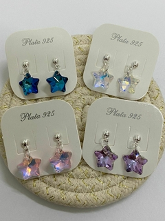Aros Cristal Estrellas