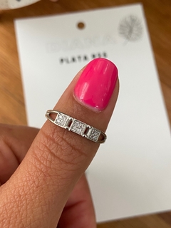 Anillo Rodinado (cuadrados)