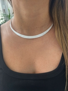 Gargantilla Plana Shine con Alargue a 45cm