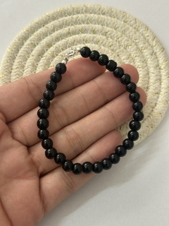 Pulsera con Bolitas de Ónix