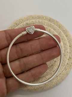 Esclava Estilo Pandora con Cierre Corazón