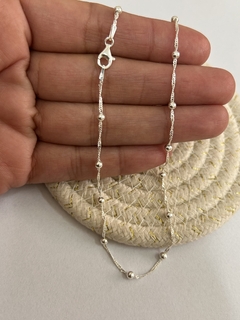 Cadena Singapur con Bolitas x45cm
