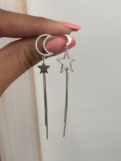 Aros Largos Luna y Estrella - comprar online