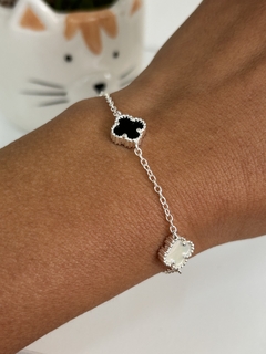 Pulsera Van Cleff Ónix y Nácar