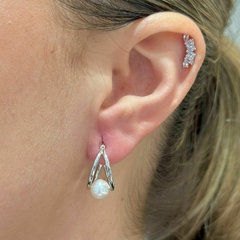 Argollas con Perlas - comprar online