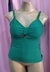 Regata com bojo embutido compressão plus size alça trabalhada de trança plus size - comprar online