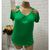 Blusa ciganinha aberta no ombro fivela na alça trabalhada ref. Alice - loja online