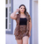 Blusa tule transparente com gliter prata baby look brilhosa plus size - comprar online