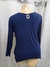 Blusa manga longa com ponta fina na barra plus size - loja online