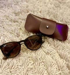 Porta lentes Soleil marrón