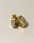 Aros de acero dorado