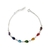 Pulsera de plata y cristal