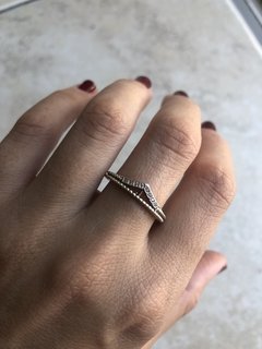 Anillo doble corona