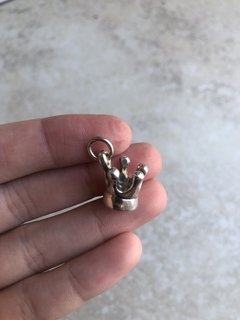 Dije corona de Plata inflada
