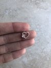 Dije corazón con mini strass