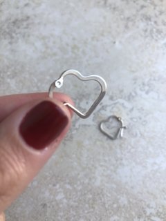 Argollitas corazon