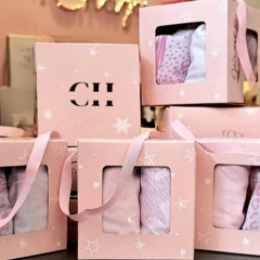 Pack navideño de 2 colaless rosas
