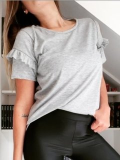 Remera Manga Corta con Volado