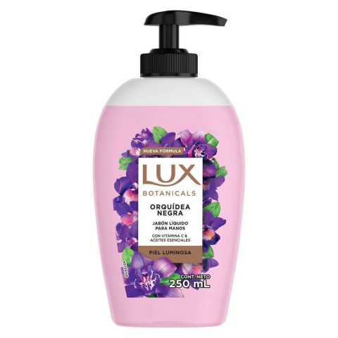 LUX JABON LIQUIDO C/BOMBA x 250 ORQUIDEA NEGRA