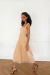 Vestido Cristian Poá - Bege - comprar online