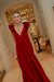 Vestido Jabô - Decote V Vermelho on internet