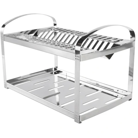 Secaplatos Brinox Acero Inoxidable 16 Platos con Cubertero – Organización y Calidad