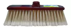 Escobillón laqueado de 27 cm, ideal para limpieza, con cerdas suaves y resistente.