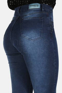 Jean chupín con apliques - Malena moda femenina