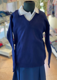 Banner de la categoría Sweater escote en V azul