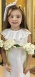 Vestido lino con broderie