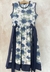 Vestido estampado lazos azul