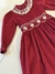 Vestido punto smock M/L corderoy BORDÓ - comprar online