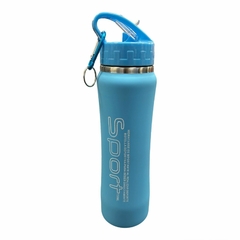 BOTELLA DEPORTIVA 750ML DOBLE CAPA TERMICA ENGOMADA
