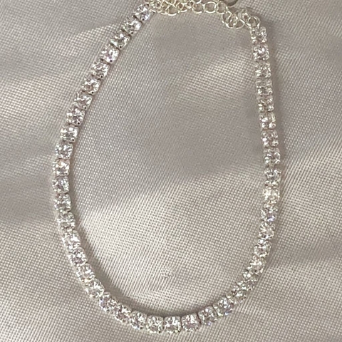 Pulseira Rivieira Banhado a Prata