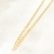 Corrente masculina Transada Banhado em Ouro 18k