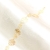 Pulseira de pingente de flor Banhado em Ouro 18k