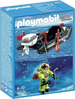 PLAYMOBIL - 4910 LANCHA CON BUZO