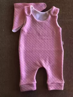 Aggu-Enterito matelasse rosa - comprar online