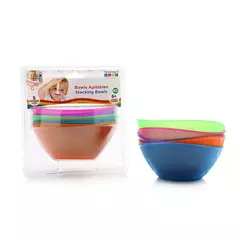 Baby Innovation - Bowls apilables de 5 unidades