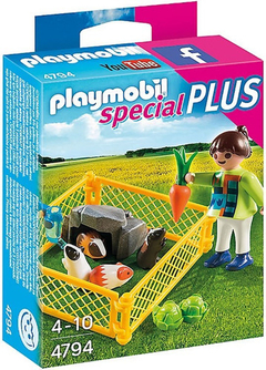 PLAYMOBIL - 4794 NIÑA CON CORRAL Y HAMSTER