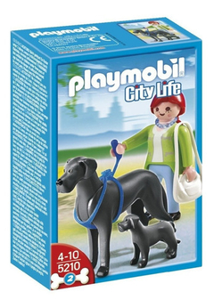 PLAYMOBIL - 5210 NENE CON GRAN DANES Y CACHORRO