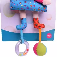 Fibro, sonajero colgante con velcro - Alykids Jugueteria