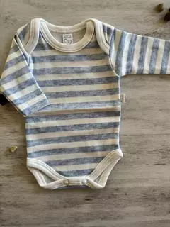 Aggu- Body rayado celeste